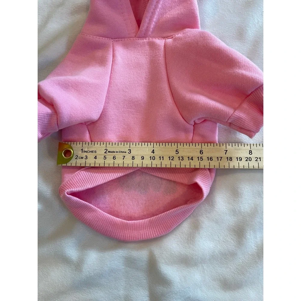 DroolingDog Pink Its All About Me Pet Hoodie Sweatshirt XS Small Dog Cat